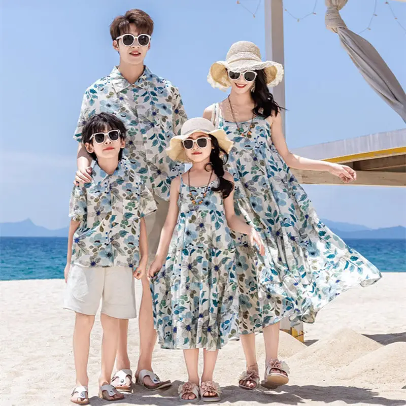 Vacation Area Couple Look Beach Family Outfits Mom Daughter Holidays Dress Dad Son Shirts Parent-child Sibling Matching Clothing
Vacation Area Couple Look Beach Family Outfits Mom Daughter Holidays Dress Dad Son Shirts Parent-child Sibling Matching Clothing