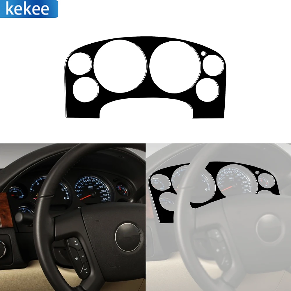 For Chevrolet Silverado For GMC Sierra 07-14 Piano Black Speedometer Panel Cover Car Interior Decoration Accessories Sticker
For Chevrolet Silverado For GMC Sierra 07-14 Piano Black Speedometer Panel Cover Car Interior Decoration Accessories Sticker