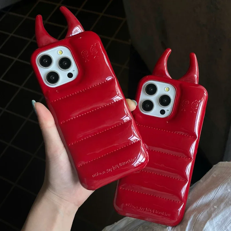 INS Fashion 3D Cow Horns Glossy SLE Phone Case For iPhone 16 15 14 13 12 Pro Max Luxury PU Leather Shockproof Cover Girls Gift
INS Fashion 3D Cow Horns Glossy SLE Phone Case For iPhone 16 15 14 13 12 Pro Max Luxury PU Leather Shockproof Cover Girls Gift