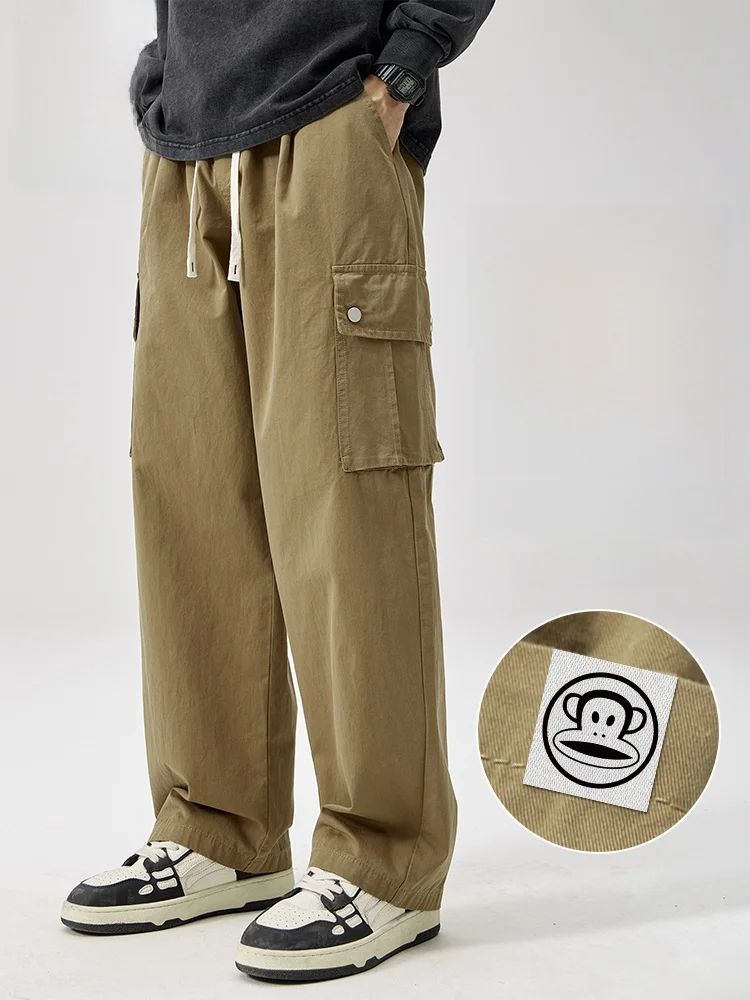 Мужские рабочие брюки PaulFrank из чистого хлопка, прямые, свободные, повседневные, длинные, осенние, модные, универсальные, удобные, дышащие
Мужские рабочие брюки PaulFrank из чистого хлопка, прямые, свободные, повседневные, длинные, осенние, модные, универсальные, удобные, дышащие