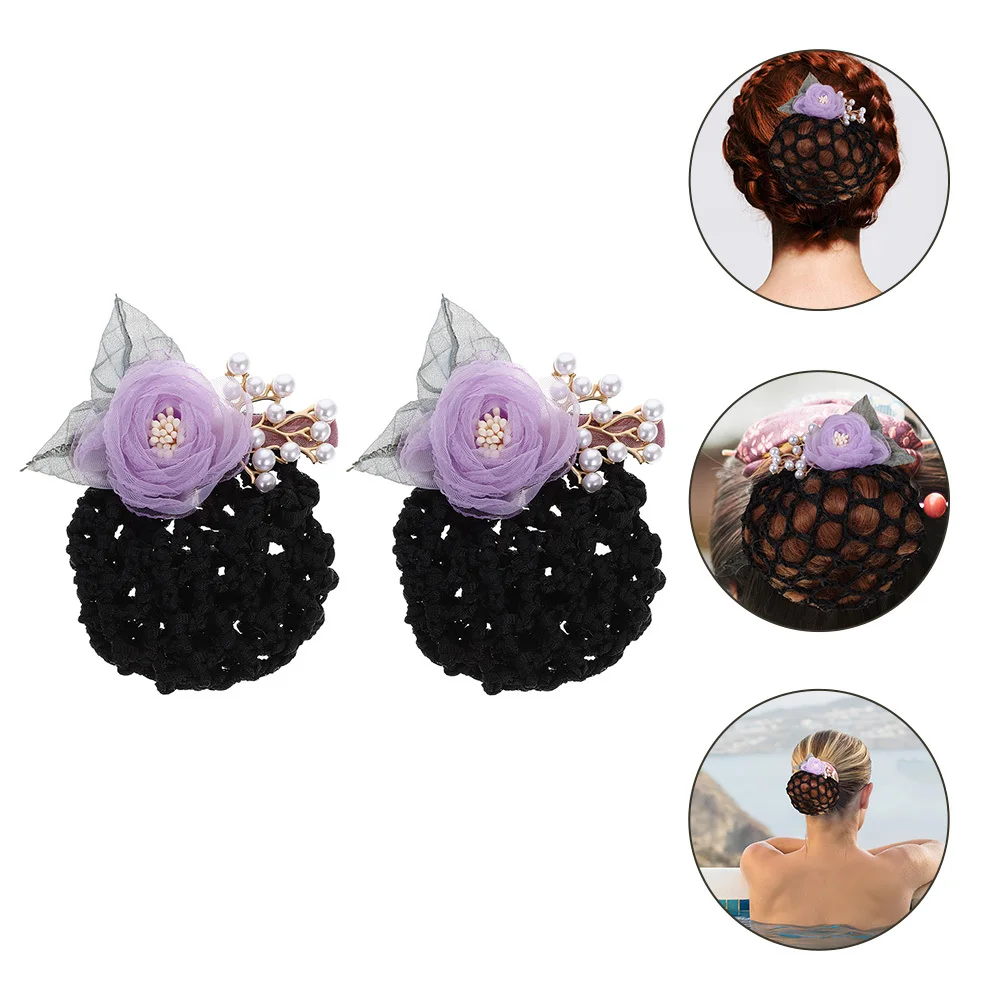2pcs Flower Hair Net Clips Women'S Hair Bun Cover Lightweight Comfortable Hairnets For Ballet Dance Updo Bun Clips Styling Tool
2pcs Flower Hair Net Clips Women'S Hair Bun Cover Lightweight Comfortable Hairnets For Ballet Dance Updo Bun Clips Styling Tool