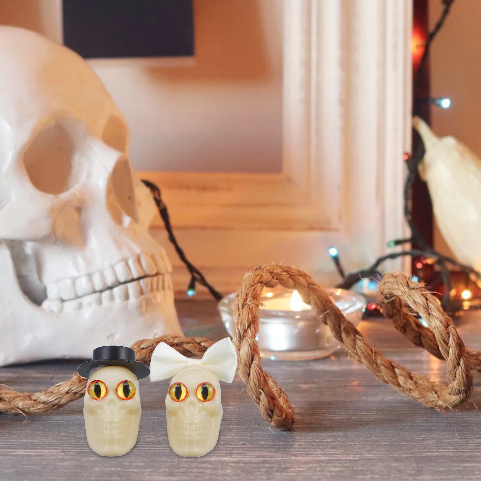 Bride Groom Skull Decor Halloween Party Photo Prop Realistic Head Mini Skulls For Halloween Festival Skull Scary
Bride Groom Skull Decor Halloween Party Photo Prop Realistic Head Mini Skulls For Halloween Festival Skull Scary