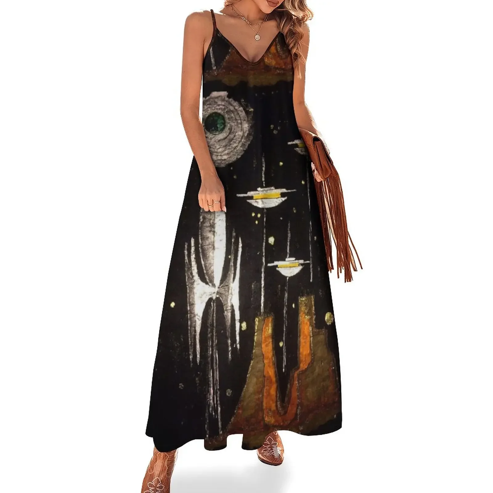 the Universe Sleeveless Dress evening dresses women Clothing birthday dress Women's long dress
the Universe Sleeveless Dress evening dresses women Clothing birthday dress Women's long dress