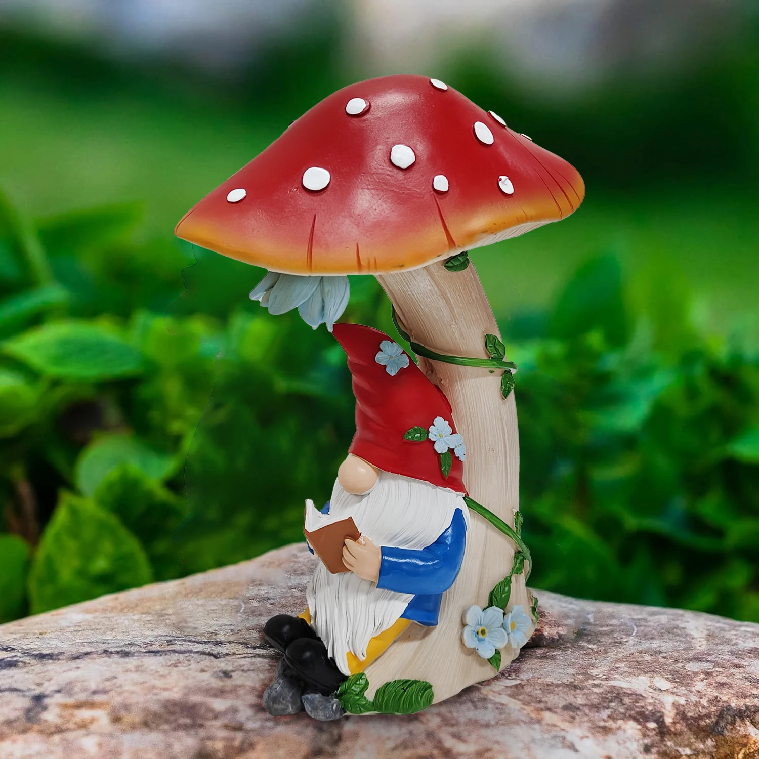 Whimsical Solar Gnome Statue, Reading Gnome under the Mushroom, Durable Outdoor Decor - Perfect Housewarming Gifts
Whimsical Solar Gnome Statue, Reading Gnome under the Mushroom, Durable Outdoor Decor - Perfect Housewarming Gifts