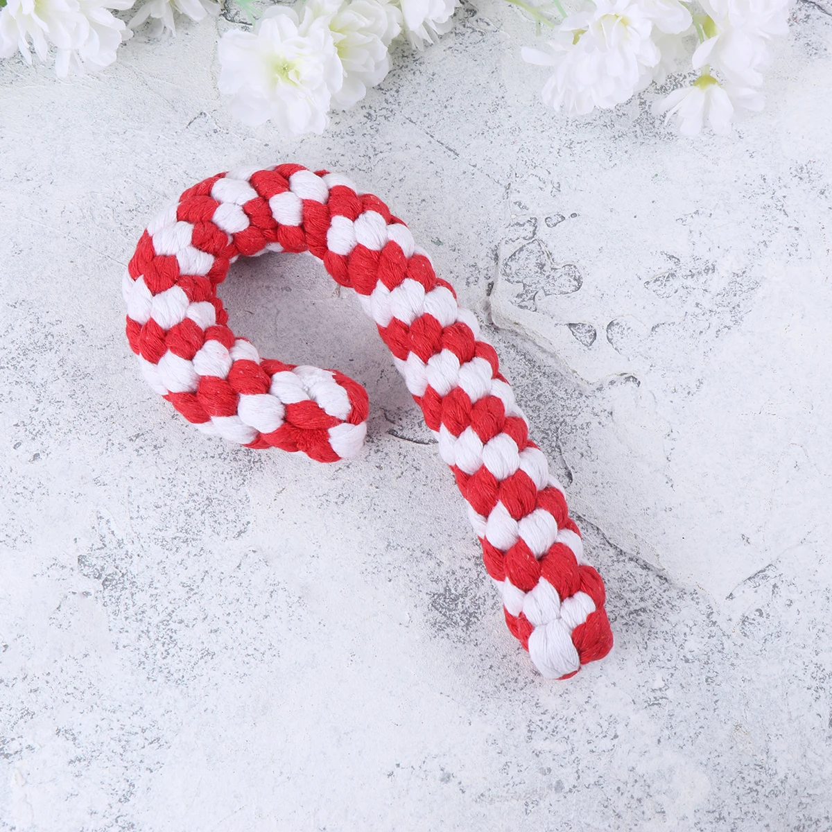 Pet Christmas Cotton String Walking Stick Molar Tooth Cleaning Chew Rope Knot Playthings Random Color Pet Chew Weaving Rope
Pet Christmas Cotton String Walking Stick Molar Tooth Cleaning Chew Rope Knot Playthings Random Color Pet Chew Weaving Rope