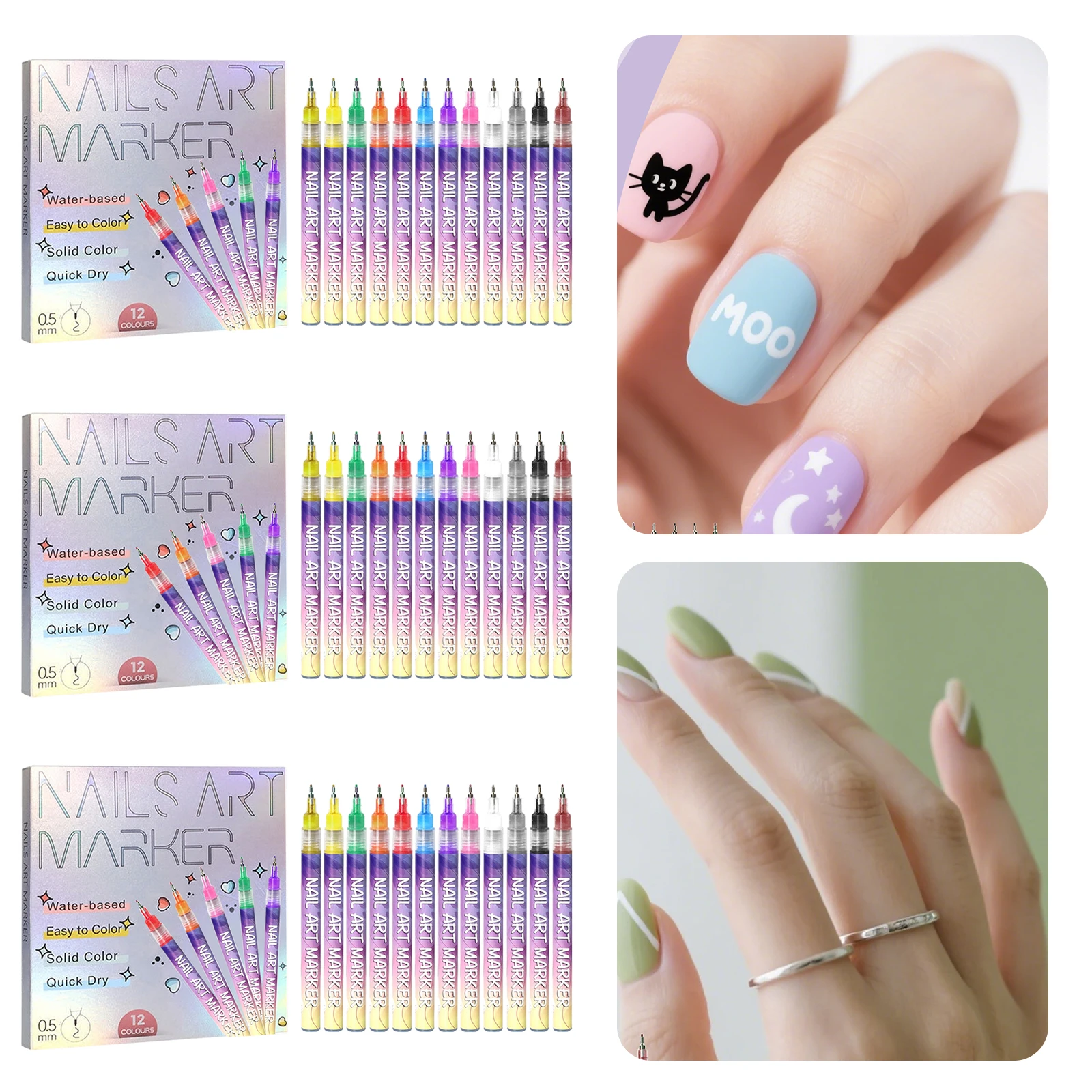 12 Colors DIY Quick Dry Graffiti Dotting Point Liner Pens DIY Nail Polish Doodle Pens for Painting Nails Art Drawing Tool
12 Colors DIY Quick Dry Graffiti Dotting Point Liner Pens DIY Nail Polish Doodle Pens for Painting Nails Art Drawing Tool