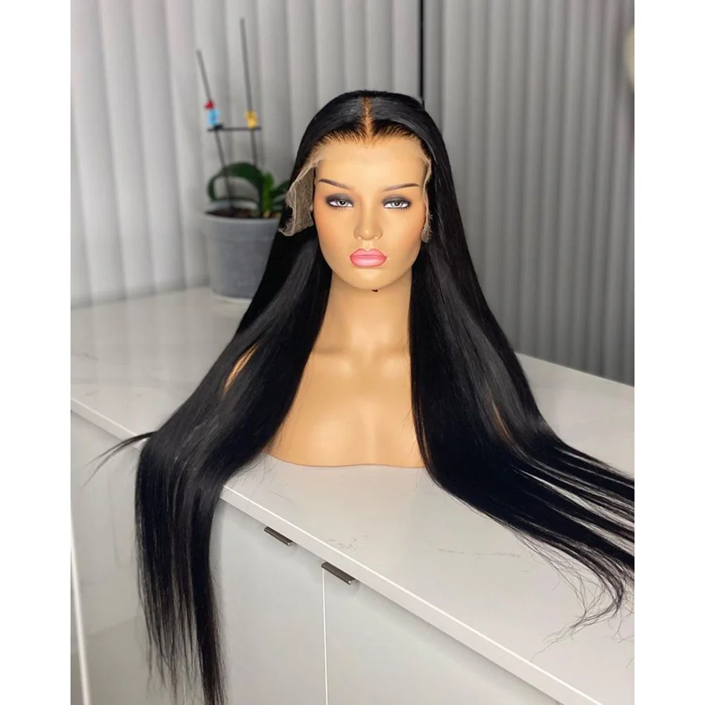 Black Straight Glueless 26Inch 180%Density Lace Front Wigs For Women Baby Hair Synthetic High temperature Fiber Daily Wear Wigs
Black Straight Glueless 26Inch 180%Density Lace Front Wigs For Women Baby Hair Synthetic High temperature Fiber Daily Wear Wigs