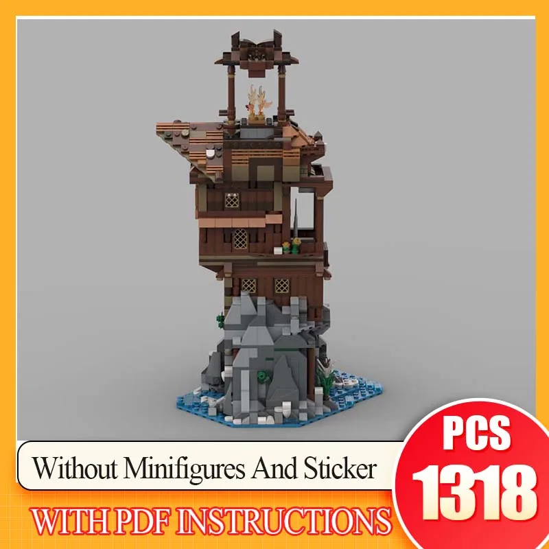 1318 шт., деревня викингов, маяк викингов, MOC, набор строительных блоков, пиратский средневековый корабль, кирпичи, игрушка для взрослых, подарок
1318 шт., деревня викингов, маяк викингов, MOC, набор строительных блоков, пиратский средневековый корабль, кирпичи, игрушка для взрослых, подарок