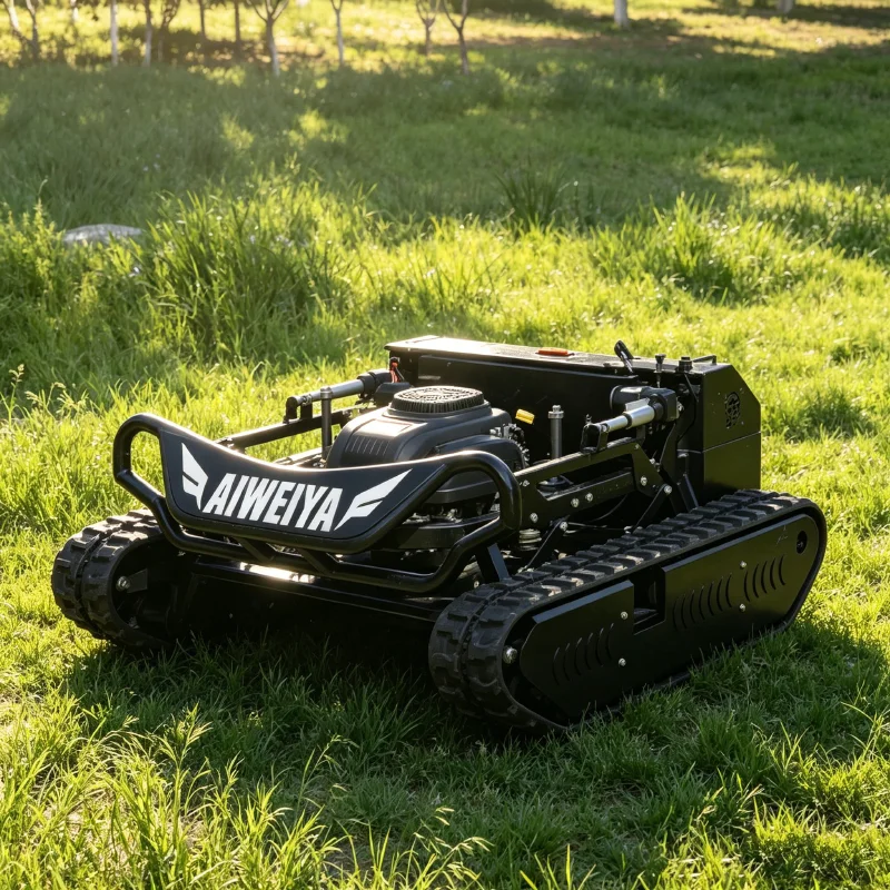 Customized remote-controlled tracked lawn mower for garden greening
Customized remote-controlled tracked lawn mower for garden greening