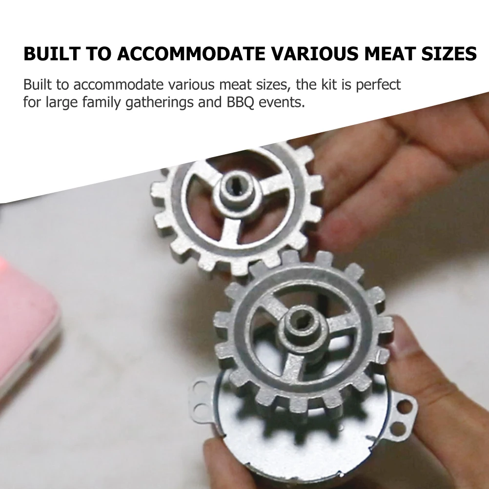 Rotisserie Motor Kit BBQ Grill Attachment Stainless Steel Reusable Camping Tools Electric Miniature Rotating Frame Accessories
Rotisserie Motor Kit BBQ Grill Attachment Stainless Steel Reusable Camping Tools Electric Miniature Rotating Frame Accessories