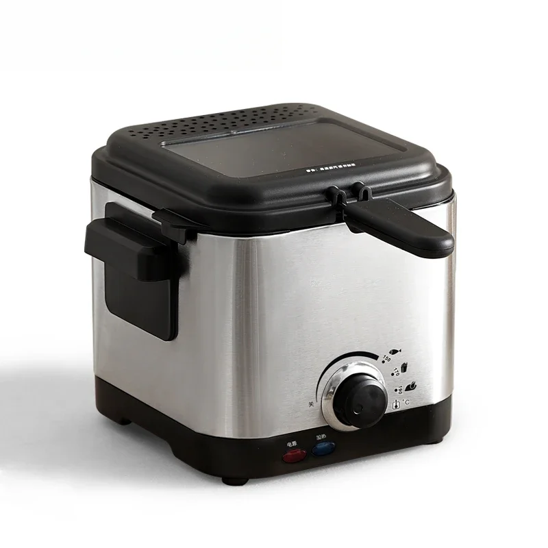 Fryer machine Household electric heating pan Oil-saving and temperature-controlled furnace Single cylinder
Fryer machine Household electric heating pan Oil-saving and temperature-controlled furnace Single cylinder