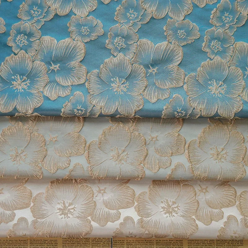 Retro Jacquard Gilded Embossed Fabric Soft Elegant Oil Painting Relief Texture for DIY Sewing Dress Skirt Designer Handmade
Retro Jacquard Gilded Embossed Fabric Soft Elegant Oil Painting Relief Texture for DIY Sewing Dress Skirt Designer Handmade