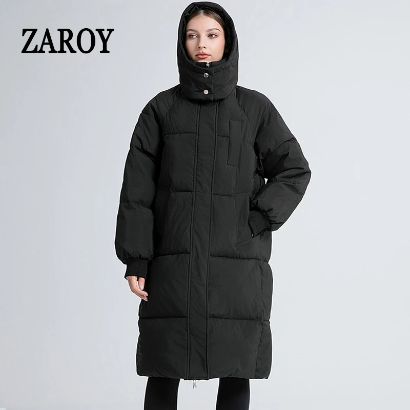 ZAROY женское пуховое пальто с хлопковой подкладкой, длинные пальто, зимние толстые теплые свободные повседневные куртки с капюшоном на молнии с карманами куртка ж
ZAROY женское пуховое пальто с хлопковой подкладкой, длинные пальто, зимние толстые теплые свободные повседневные куртки с капюшоном на молнии с карманами куртка ж