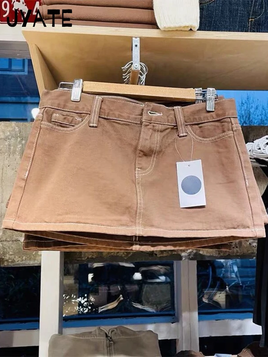 American Retro Denim Mini Skirts Women Summer Fashion Streetwear High Waist Straight Short Falda Vintage Harajuku Chic Skirt Y2K
American Retro Denim Mini Skirts Women Summer Fashion Streetwear High Waist Straight Short Falda Vintage Harajuku Chic Skirt Y2K