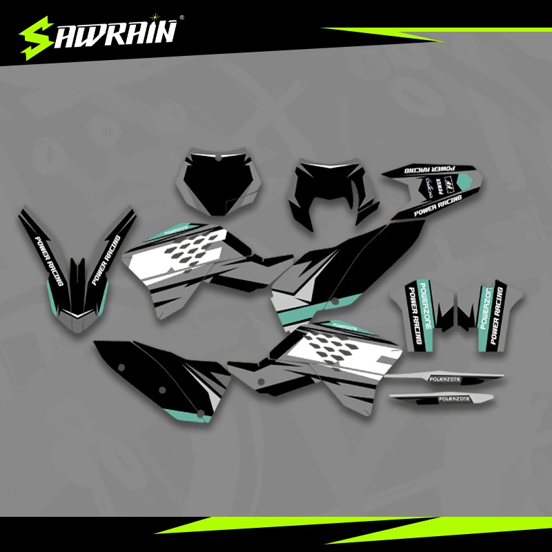 Sawrain Motorcycle Graphics Backgrounds Decal Stickers Kits for KTM EXC XCW SXF 07-10SXF 08-11EXC 012
Sawrain Motorcycle Graphics Backgrounds Decal Stickers Kits for KTM EXC XCW SXF 07-10SXF 08-11EXC 012