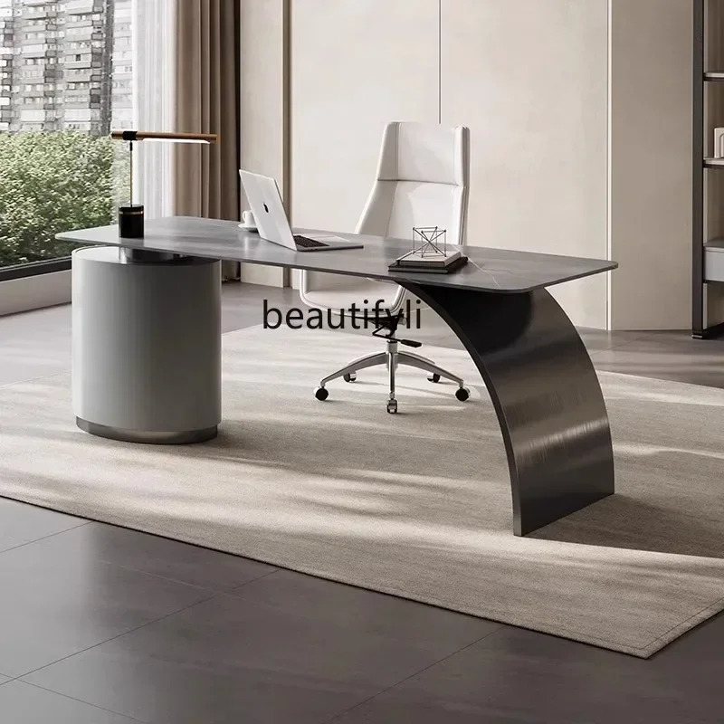 Y Italian light luxury rock slab modern simple home writing desk light luxury designer computer desk
Y Italian light luxury rock slab modern simple home writing desk light luxury designer computer desk