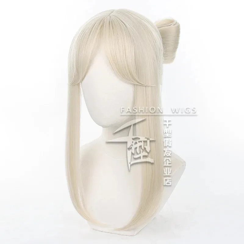 2025 yiyi Game Genshin Impact Ningguang Pizza Hut Парик для косплея Бежевый парик 50 см с бантом Термостойкие синтетические волосы для Хэллоуина W 
2025 yiyi Game Genshin Impact Ningguang Pizza Hut Парик для косплея Бежевый парик 50 см с бантом Термостойкие синтетические волосы для Хэллоуина W