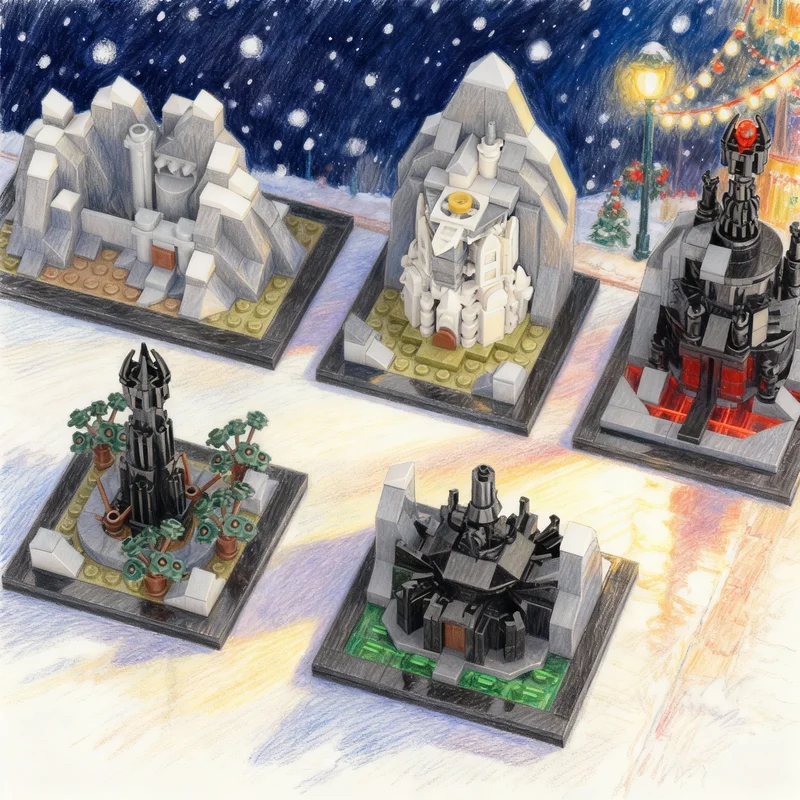 724 детали MOC LOTR Мини-диорама S. Хоббит: Властелин колец, модель-конструктор, игрушки, строительные блоки, рождественские подарки, креативная идея, образовательная игрушка
724 детали MOC LOTR Мини-диорама S. Хоббит: Властелин колец, модель-конструктор, игрушки, строительные блоки, рождественские подарки, креативная идея, образовательная игрушка