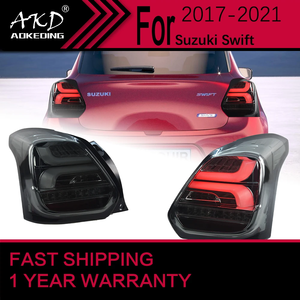 Car Styling Tail Lamp for Suzuki Swift Tail Lights 2017-2021 Swift LED Tail Light LED Dynamic Turn Signal Brake Reverse Auto
Car Styling Tail Lamp for Suzuki Swift Tail Lights 2017-2021 Swift LED Tail Light LED Dynamic Turn Signal Brake Reverse Auto
