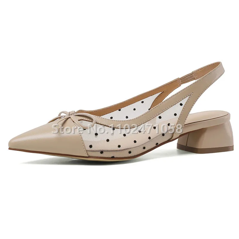 Summer Breathable Genuine Leather Women Slingback Pumps Sexy Pointed Toe Square Heel Butterfly Knot Hight Heels Ladies Shoes
Summer Breathable Genuine Leather Women Slingback Pumps Sexy Pointed Toe Square Heel Butterfly Knot Hight Heels Ladies Shoes