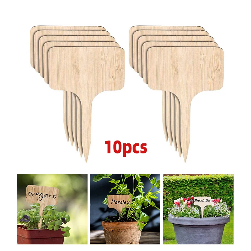 10pcs/set Wood Label Plate Plug-in Plant Makers Label Horticultural Garden Tool for Plants Flower Vegetable Seedlings Name Sign
10pcs/set Wood Label Plate Plug-in Plant Makers Label Horticultural Garden Tool for Plants Flower Vegetable Seedlings Name Sign