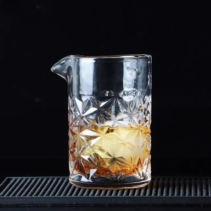 480ml Rhombus Pattern Japanese Style Crystal Cocktail Mixing Glass Barware
480ml Rhombus Pattern Japanese Style Crystal Cocktail Mixing Glass Barware
