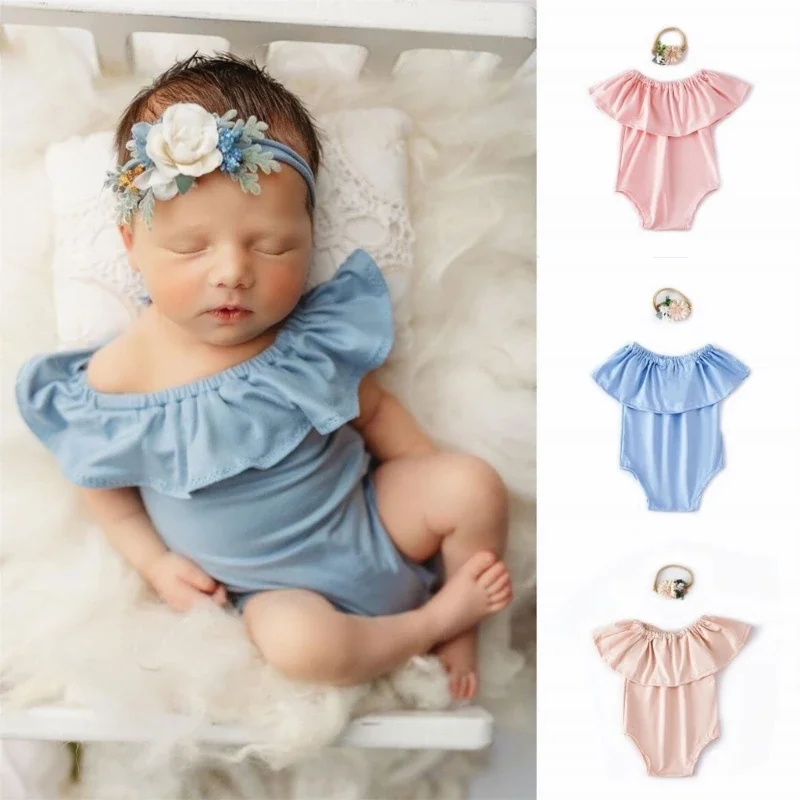 Newborns Photography Props Baby Girls Romper Dress with Matching Headband Hairband and Stylish Baby Outfits Set 15UB
Newborns Photography Props Baby Girls Romper Dress with Matching Headband Hairband and Stylish Baby Outfits Set 15UB