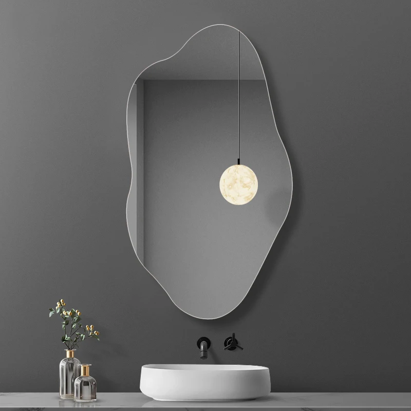 Bathroom Glass Mirror European Irregular Wall Mounted Mirror with Irregular Shape Wall Mounted Makeup Espejo De Bolsillo
Bathroom Glass Mirror European Irregular Wall Mounted Mirror with Irregular Shape Wall Mounted Makeup Espejo De Bolsillo