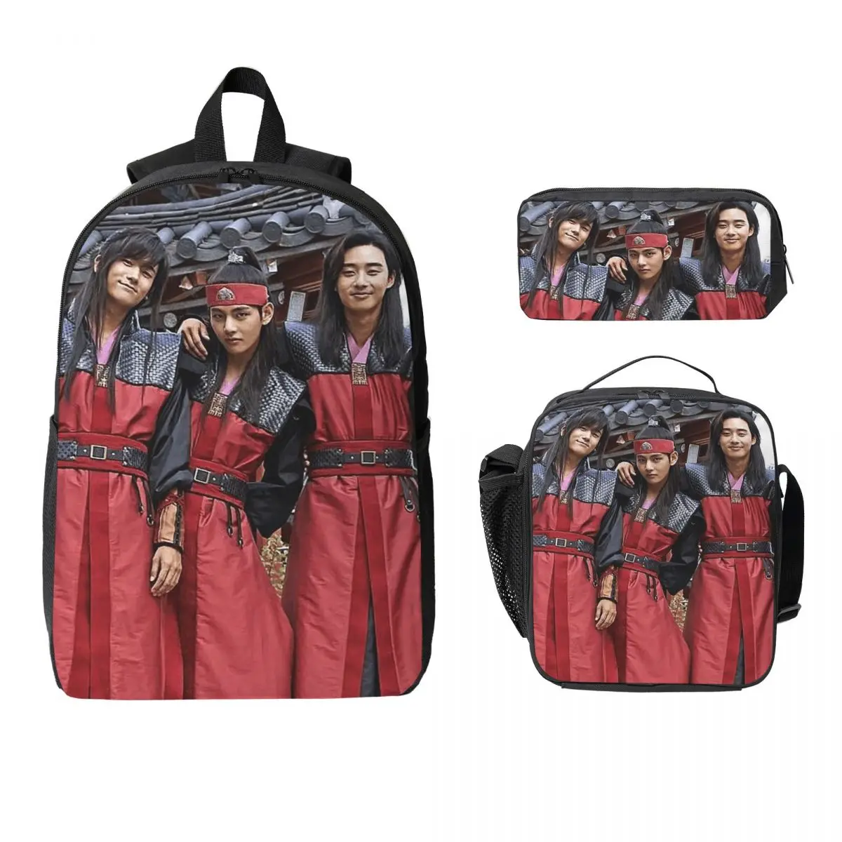 Cast Of Hwarang TV Backpack Boys Girls BookBag School Bag Computer Shoulder Bags 3ps Insulated Lunch Bag Pencil Case
Cast Of Hwarang TV Backpack Boys Girls BookBag School Bag Computer Shoulder Bags 3ps Insulated Lunch Bag Pencil Case