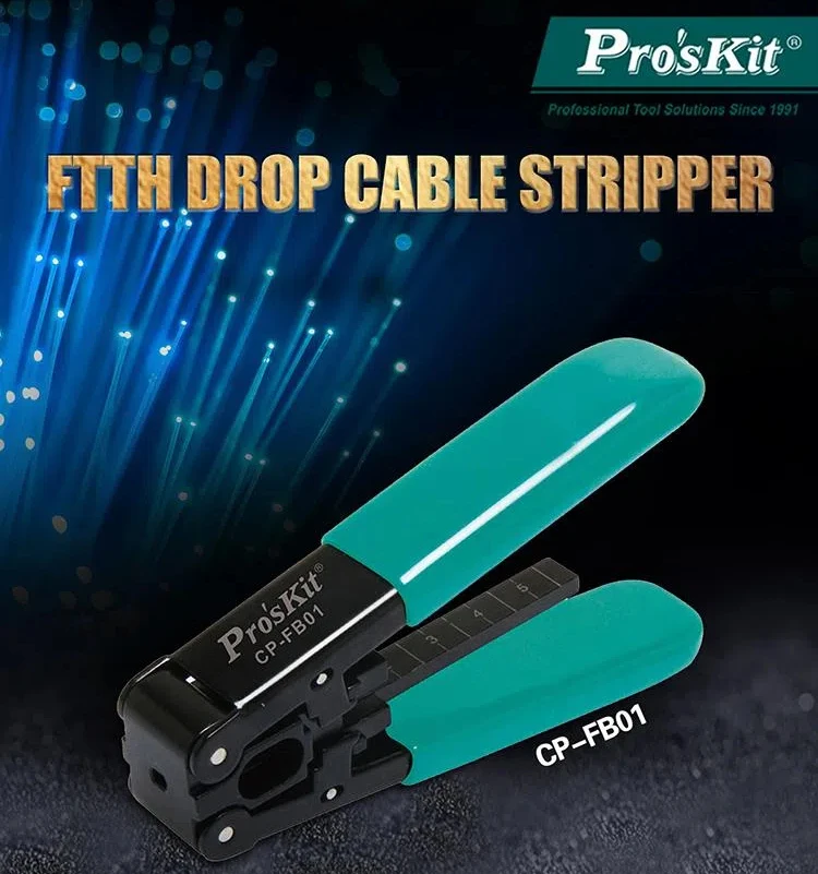 Pro'sKit CP-FB01 Multifunctional cable stripper Optical fiber cable stripper Pliers
Pro'sKit CP-FB01 Multifunctional cable stripper Optical fiber cable stripper Pliers