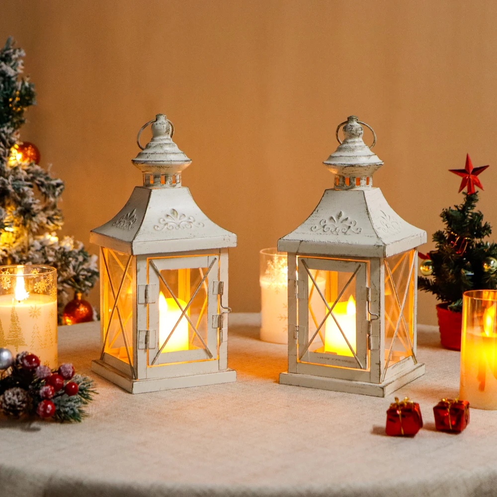 Vintage Small Empty White Small House Lanterns for Holiday Home Wedding Decor
Vintage Small Empty White Small House Lanterns for Holiday Home Wedding Decor
