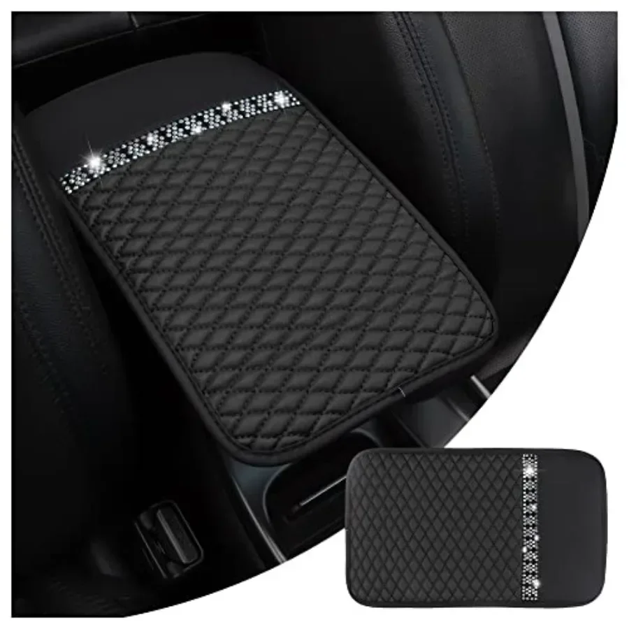 Bling Leather Car Armrest Box Cover, Car Center Console Protector with Colorful Crystal Rhinestones, Anti-Scratch Waterproof Ca
Bling Leather Car Armrest Box Cover, Car Center Console Protector with Colorful Crystal Rhinestones, Anti-Scratch Waterproof Ca