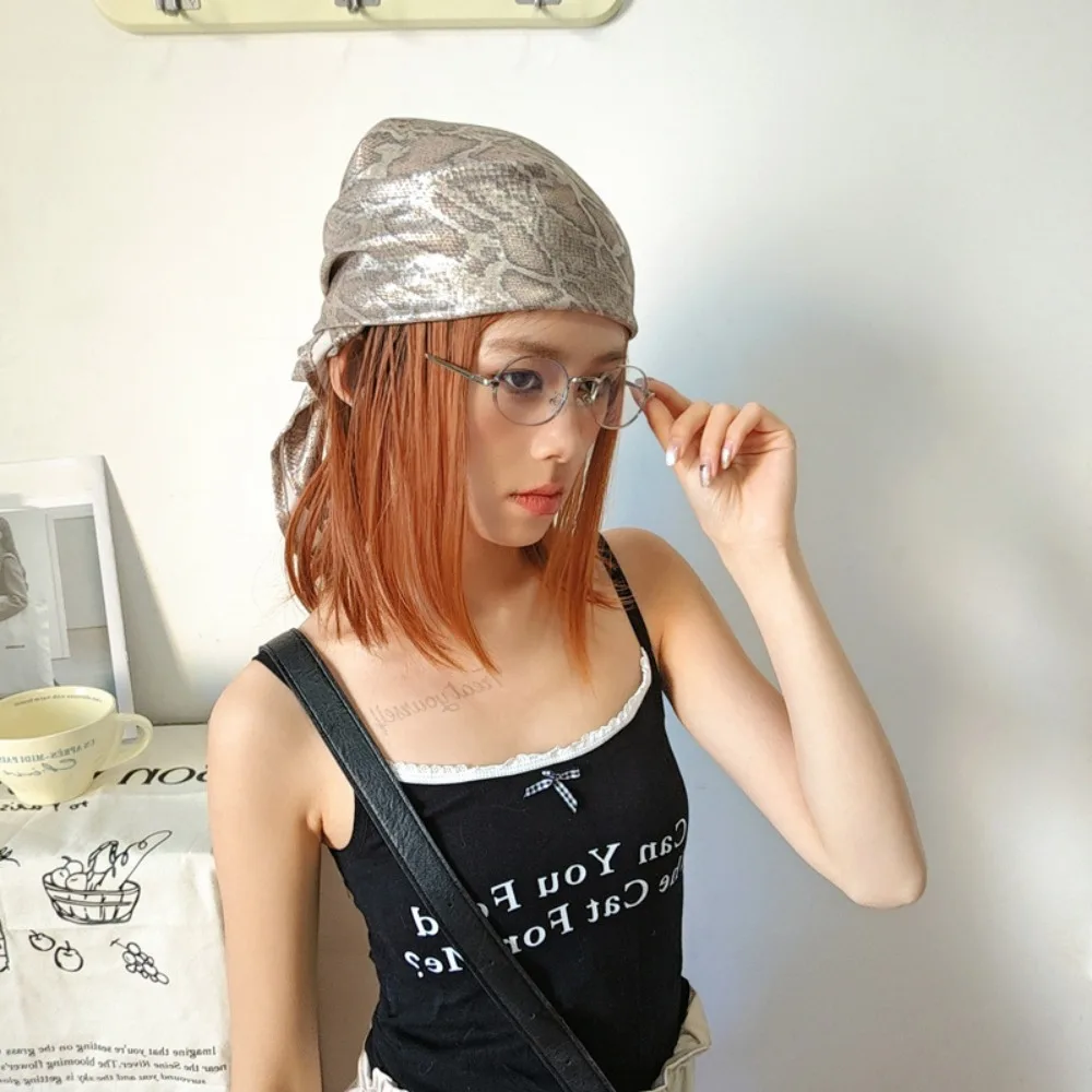 Fashion Y2K Snake Print Hair Scarf Hip Hop Square Serpentine Hair Band Turban Soft Snake Punk Bandana Girls
Fashion Y2K Snake Print Hair Scarf Hip Hop Square Serpentine Hair Band Turban Soft Snake Punk Bandana Girls