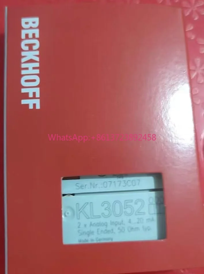 Beckhoff module KL3052 is brand new and original, high quality
Beckhoff module KL3052 is brand new and original, high quality