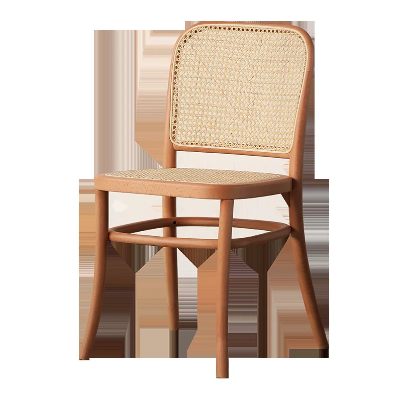 Solid wood dining chair rattan Nordic banquet retro home leisure armrest B & B
Solid wood dining chair rattan Nordic banquet retro home leisure armrest B & B