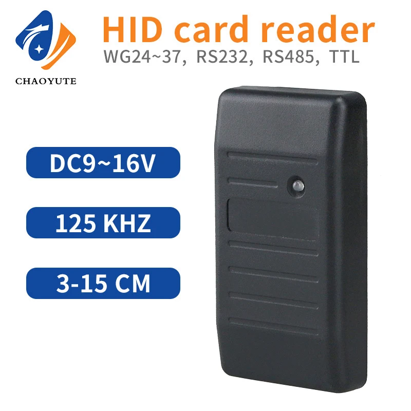 Новый считыватель индукционных карт rfHID 6005B, водонепроницаемый считыватель карт с интерфейсами Wiegand 26-37, RS485, RS232, TTL. Оптом.
Новый считыватель индукционных карт rfHID 6005B, водонепроницаемый считыватель карт с интерфейсами Wiegand 26-37, RS485, RS232, TTL. Оптом.