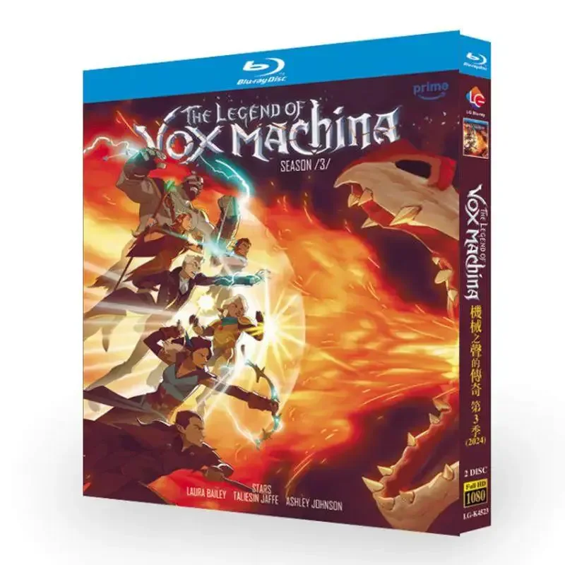 BD Blu-ray Disc Legend of the Mechanical Voice Season 3 Animated 1080p Disc Box
BD Blu-ray Disc Legend of the Mechanical Voice Season 3 Animated 1080p Disc Box