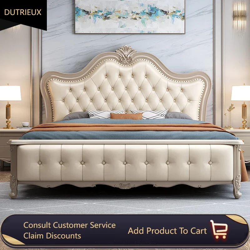 Wood Kawaii Queen Double Bed High End Storage European Luxury Twin Beds Modern Upholstered Camas De Casal Bedroom Furniture
Wood Kawaii Queen Double Bed High End Storage European Luxury Twin Beds Modern Upholstered Camas De Casal Bedroom Furniture