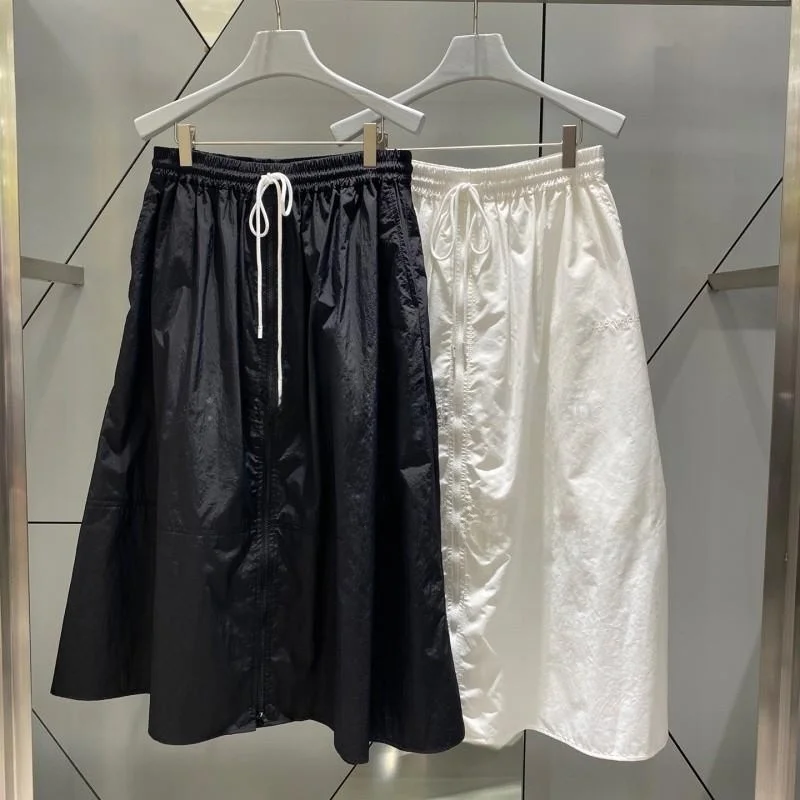 Casual Zipper f Skirt Commute Versatile Slimming Midi Skirt Korean Sle A-Line Midi Skirt Elastic Waist Dstring
Casual Zipper f Skirt Commute Versatile Slimming Midi Skirt Korean Sle A-Line Midi Skirt Elastic Waist Dstring