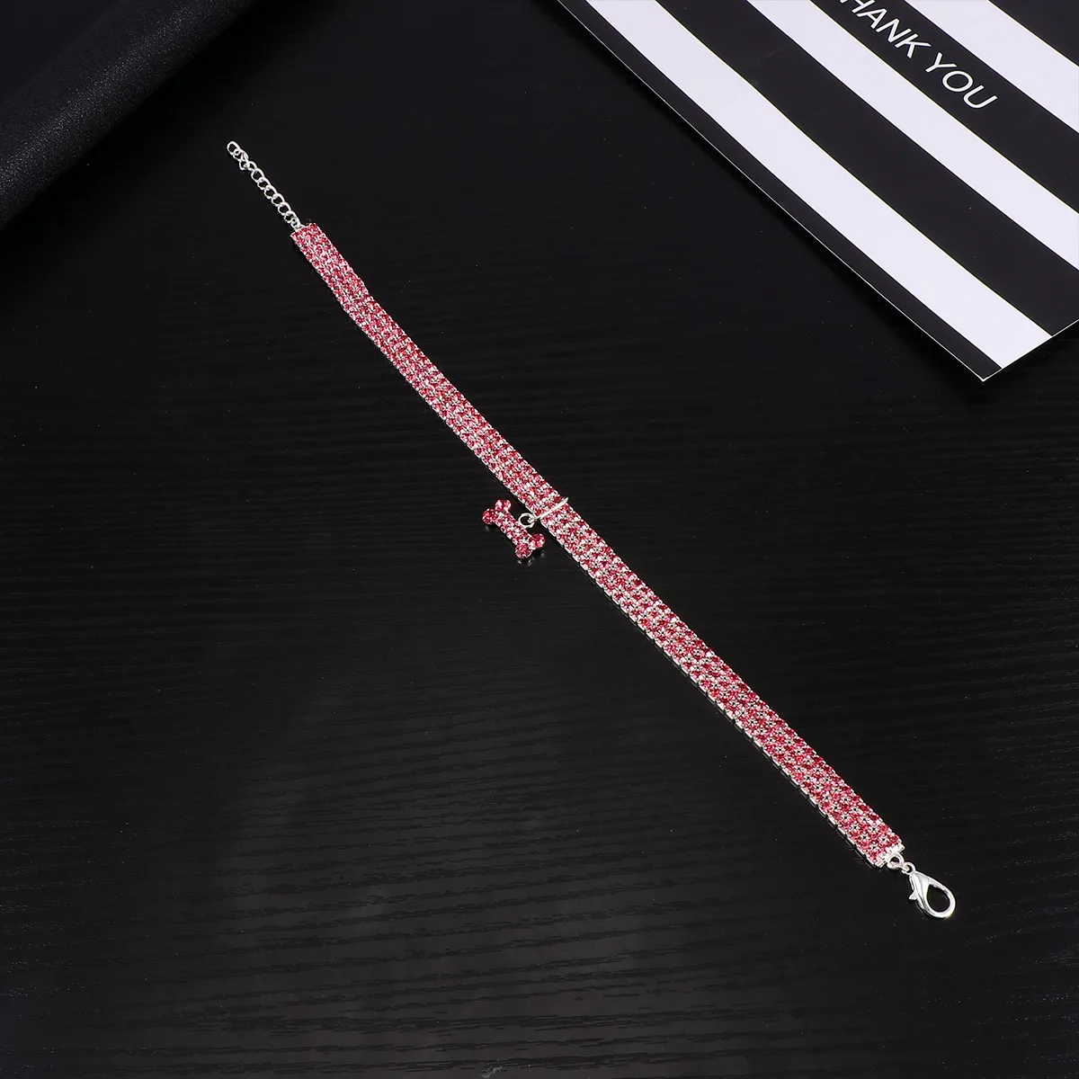 Rhinestone Necklace Name Pink Puppy Pet Dog Mini Collar Size Adjustable Beaded Cats and Dogs
Rhinestone Necklace Name Pink Puppy Pet Dog Mini Collar Size Adjustable Beaded Cats and Dogs