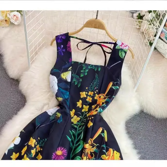 Французский чай haute для лета, модный и элегантный, для похудения и похудения. Без рукавов, без талии с принтом А-силуэта
Французский чай haute для лета, модный и элегантный, для похудения и похудения. Без рукавов, без талии с принтом А-силуэта