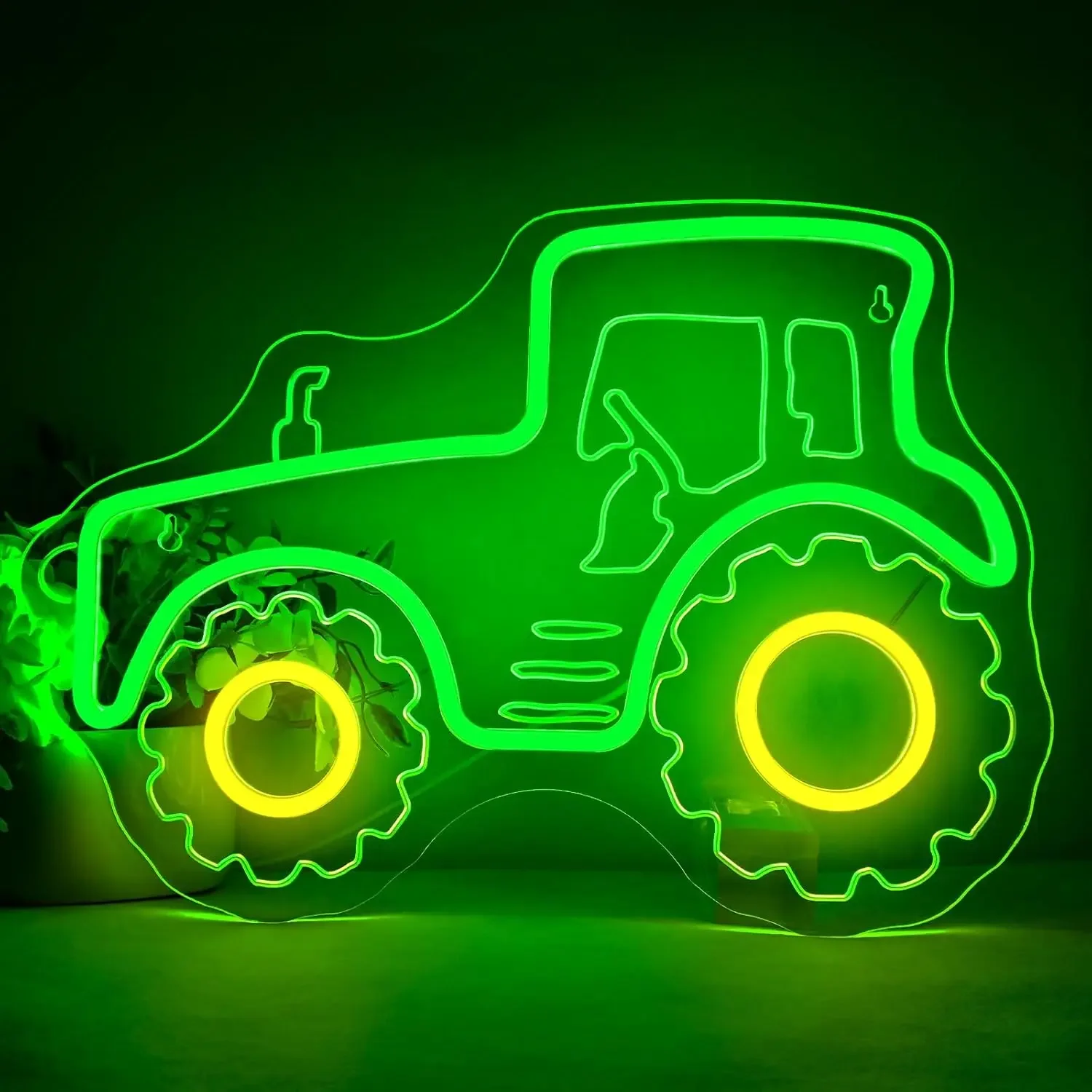 Неоновая LED-вывеска «Зеленый трактор» с USB-питанием и регулировкой яркости для игровой комнаты, спальни, бара, гостиной, подарок на день рождения, декор для стен
Неоновая LED-вывеска «Зеленый трактор» с USB-питанием и регулировкой яркости для игровой комнаты, спальни, бара, гостиной, подарок на день рождения, декор для стен