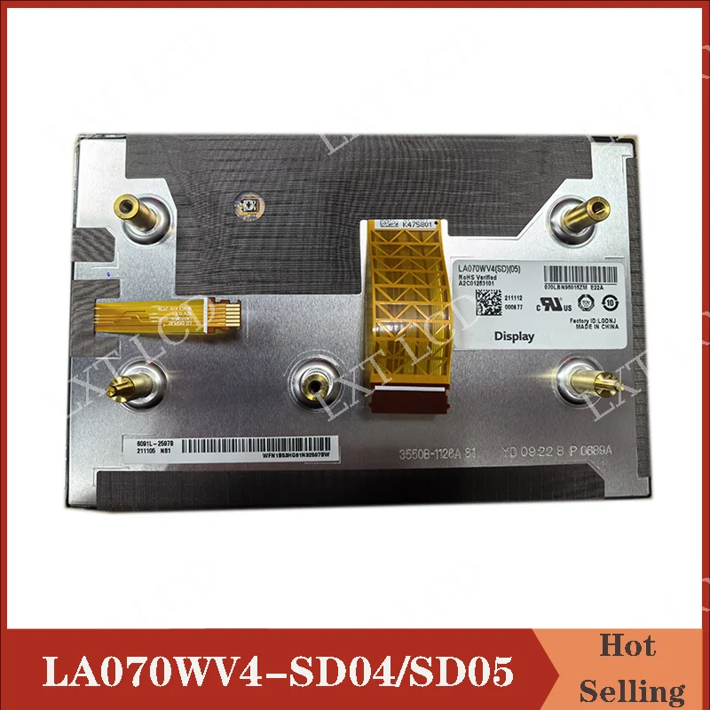 LA070WV4-SD05 Original New 7 inch LA070WV4-SD04 LA070WV4(SD)(04) LCD Display Screen For Mercedes Pegeout car navigation
LA070WV4-SD05 Original New 7 inch LA070WV4-SD04 LA070WV4(SD)(04) LCD Display Screen For Mercedes Pegeout car navigation