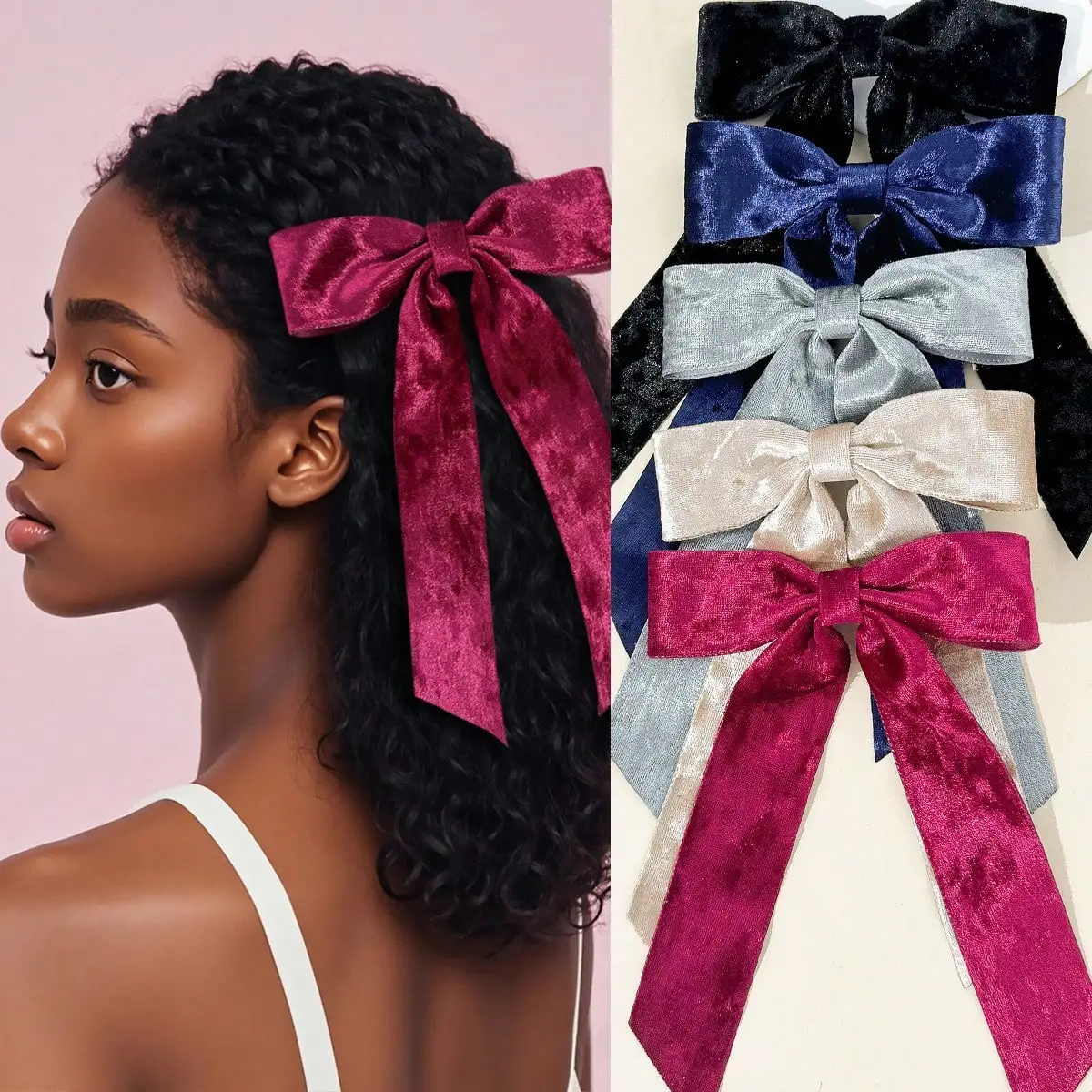 Autumn-Winter Essential: Retro Bow Ribbon Hair Clip For Women, Perfect For Any Occasion
Autumn-Winter Essential: Retro Bow Ribbon Hair Clip For Women, Perfect For Any Occasion