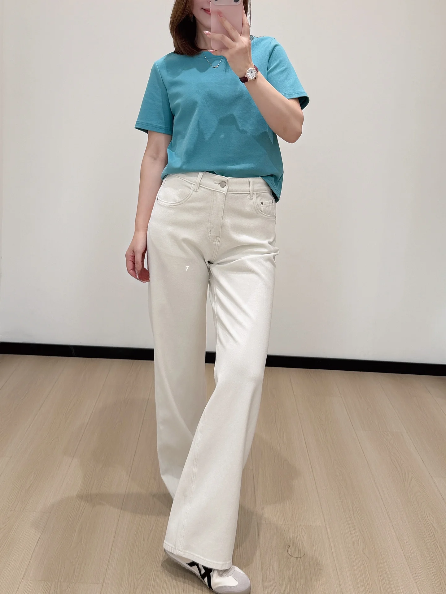 ST"Pure adow Clean Straight Spring Must Stay" Slimming Non-see-tough White Waed Denim Long Pants Straight Leg Jeans
ST"Pure adow Clean Straight Spring Must Stay" Slimming Non-see-tough White Waed Denim Long Pants Straight Leg Jeans