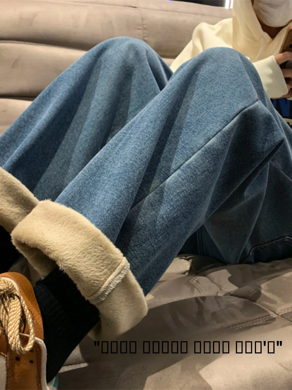 Мужские джинсы в стиле ретро, осенне-зимние, с эластичным поясом, прямые, свободные, широкие штанины, модель Haome
Мужские джинсы в стиле ретро, осенне-зимние, с эластичным поясом, прямые, свободные, широкие штанины, модель Haome