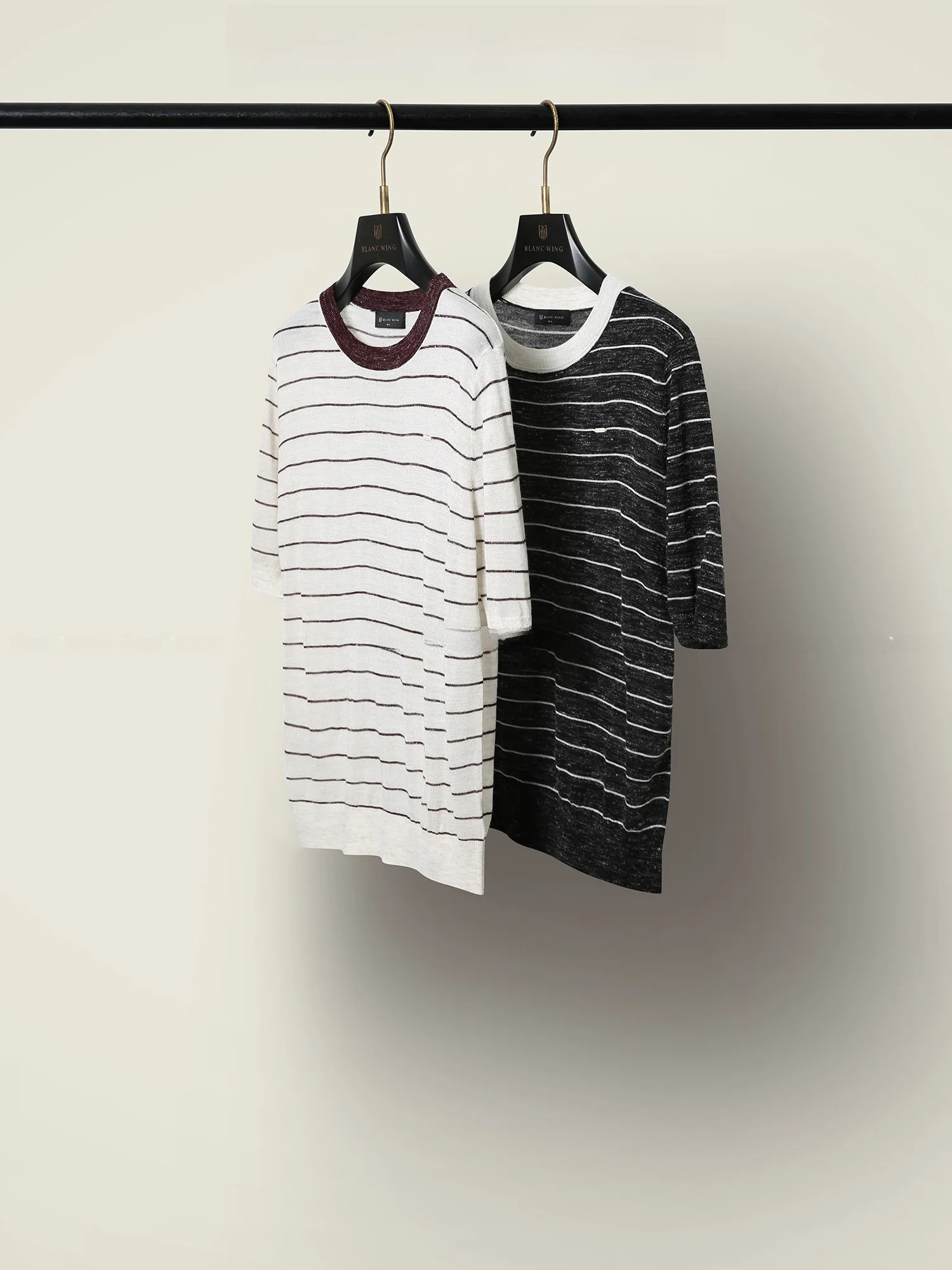 Blancwing Long Termism 4 Needle Linen Blend Lightweight Loose Classic round Ne Knitted T Striped Pattern Commute Sle Wom...
Blancwing Long Termism 4 Needle Linen Blend Lightweight Loose Classic round Ne Knitted T Striped Pattern Commute Sle Wom...