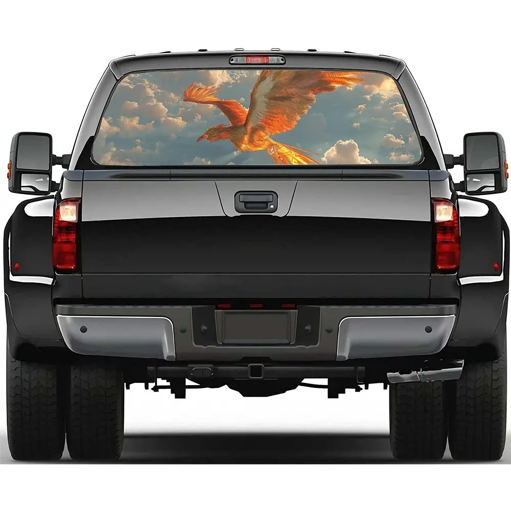 Soaring Fire Phoenix Sky Cloud Print Car Rear Windshield Sticker Truck Window See Through Perforated Back Window Vinyl Decal
Soaring Fire Phoenix Sky Cloud Print Car Rear Windshield Sticker Truck Window See Through Perforated Back Window Vinyl Decal