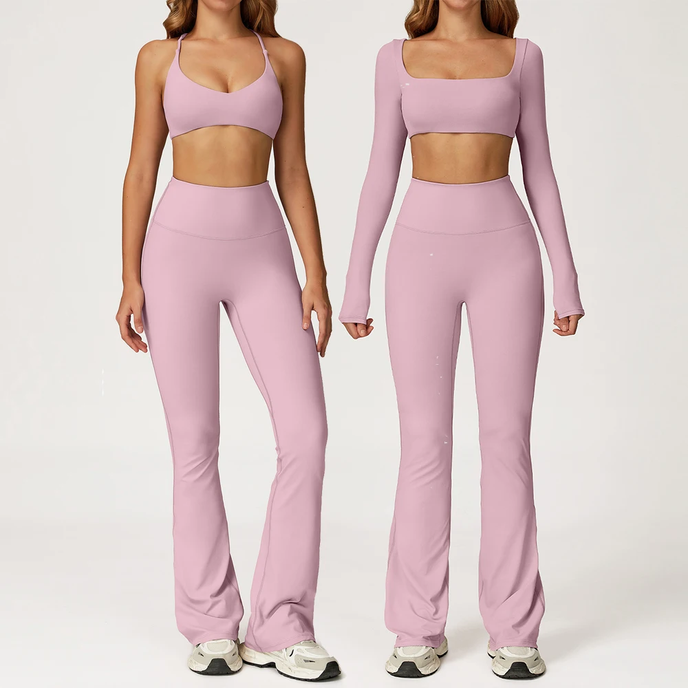 Yoga Set 2PCS Sportswear Women Tracksuit Workout Clothes Sports Suits Athletic Wear Gym Leggings Fitness Bra Top Long Sleeve
Yoga Set 2PCS Sportswear Women Tracksuit Workout Clothes Sports Suits Athletic Wear Gym Leggings Fitness Bra Top Long Sleeve