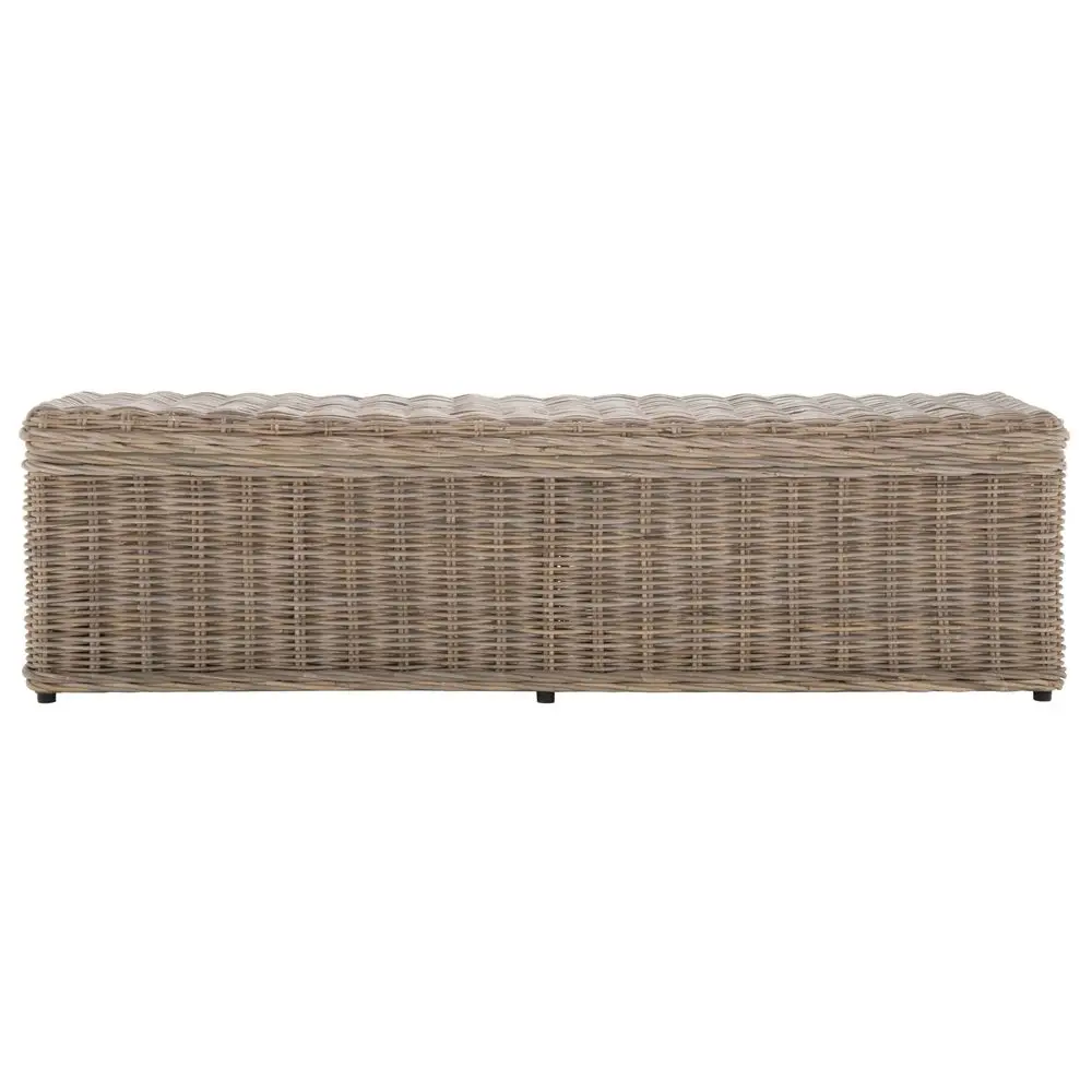 Home Collection Caius Natural Wicker Storage Bench, Rustic Rattan Bench with Hinged Lid for Bedroom or Entryway, Fully Assemble
Home Collection Caius Natural Wicker Storage Bench, Rustic Rattan Bench with Hinged Lid for Bedroom or Entryway, Fully Assemble